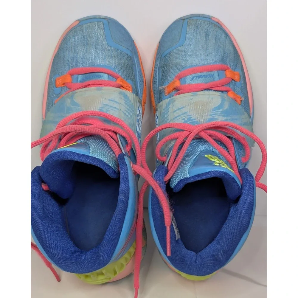 Nike Kyrie 6 Pre-Heat Unite Second To None Blue Pink CZ4686-409 Size 4.5Y Kids